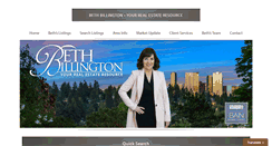Desktop Screenshot of bethbillington.com