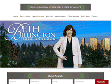 Tablet Screenshot of bethbillington.com
